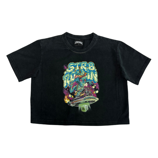 Rollin High alien crop tee